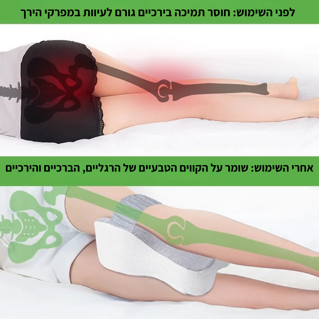 LegCloud™ כרית תמיכה אורטופדית לרגליים