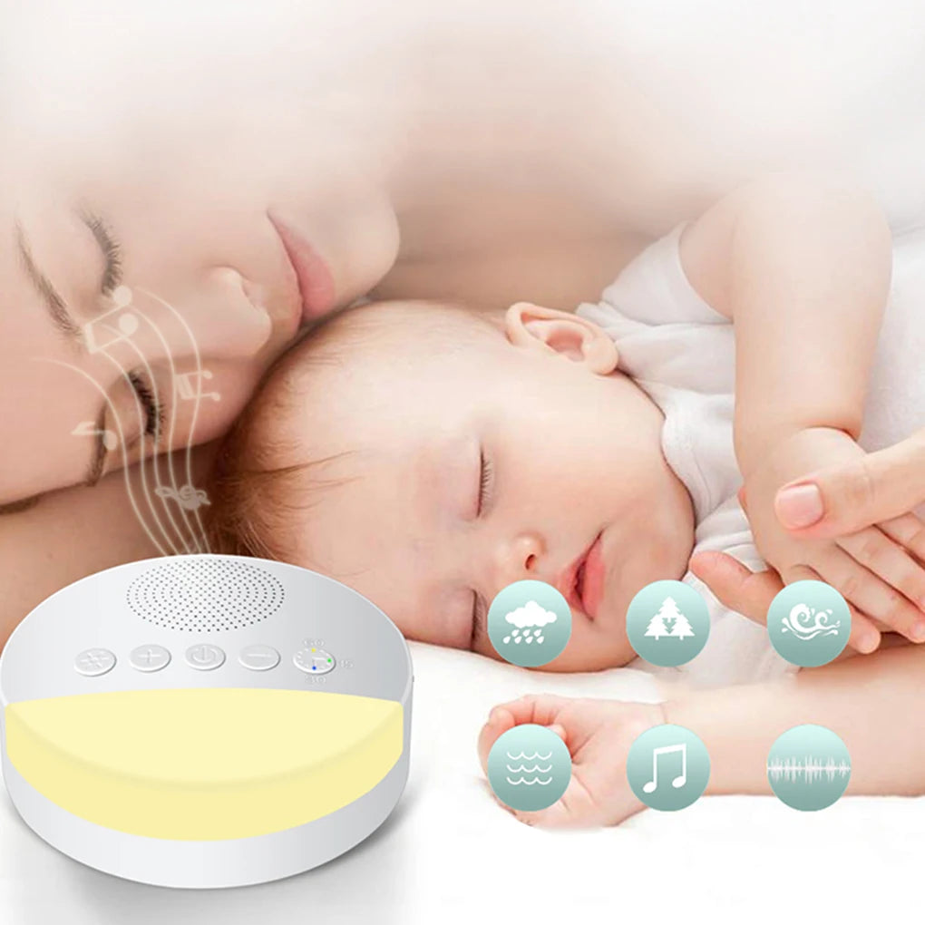 מכשיר רעש לבן עם אור לילה מרגיע – HushZone™